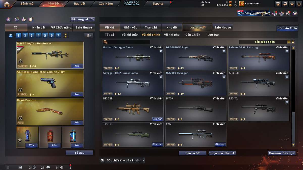 shop acc cf uy tin gia re